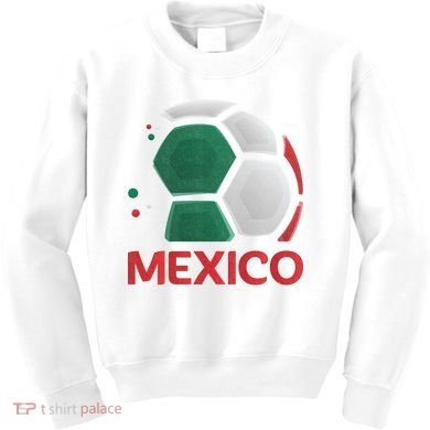 Mexico Soccer Jersey Logo Kids Sweatshirt