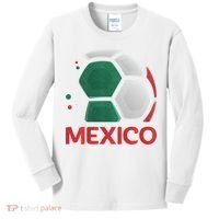 Mexico Soccer Jersey Logo Kids Long Sleeve Shirt thumb 0