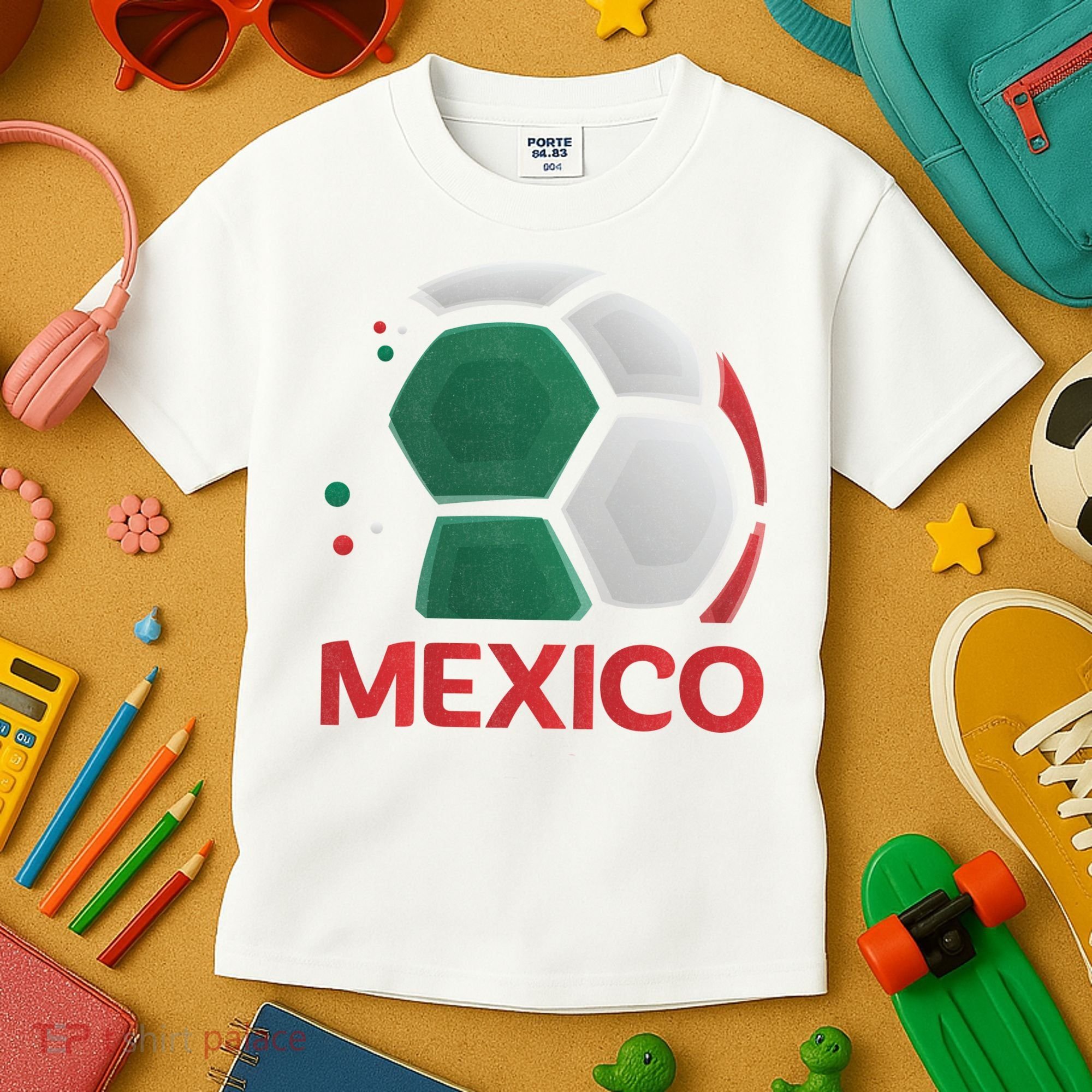 Mexico Soccer Jersey Logo Kids T-Shirt