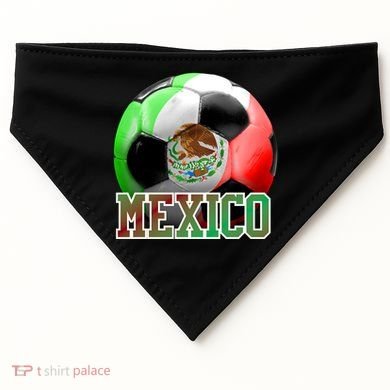 Mexico Soccer Logo USA-Made Doggie Bandana