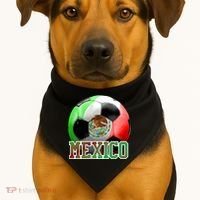 Mexico Soccer Logo USA-Made Doggie Bandana thumb 1