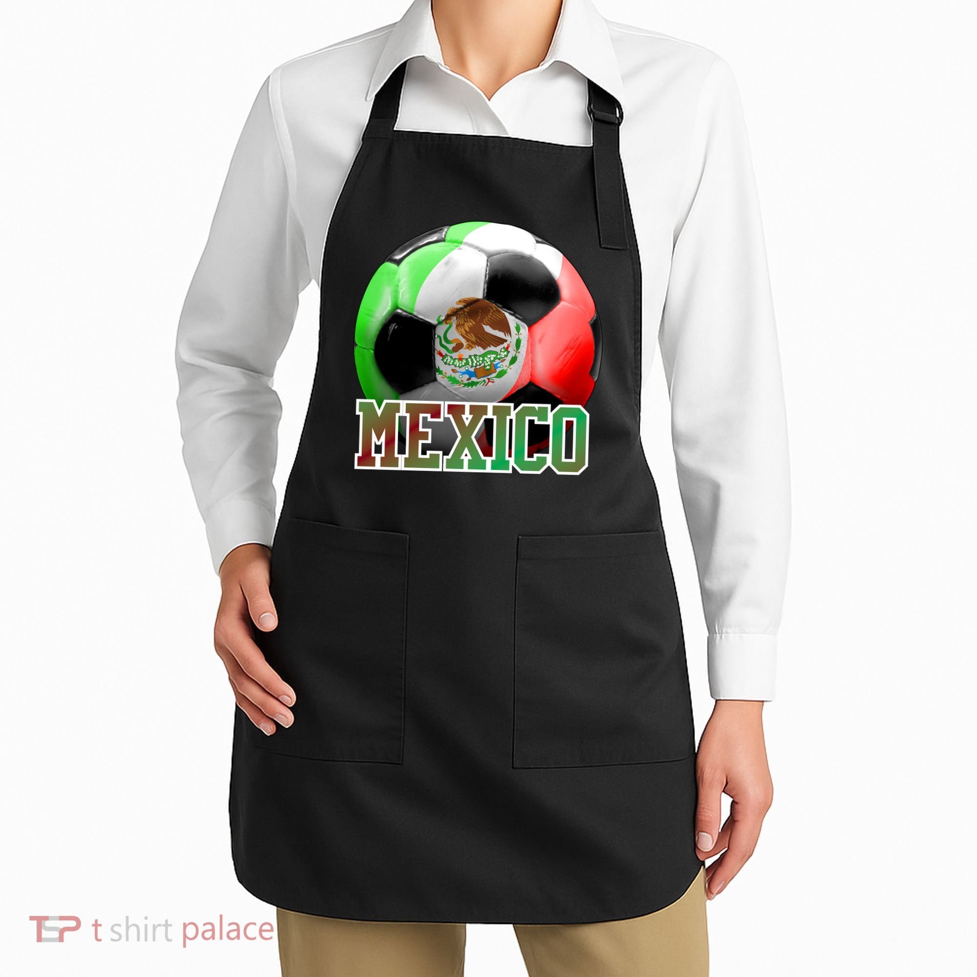 Mexico Soccer Logo Apron