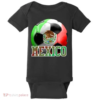 Mexico Soccer Logo Baby Bodysuit