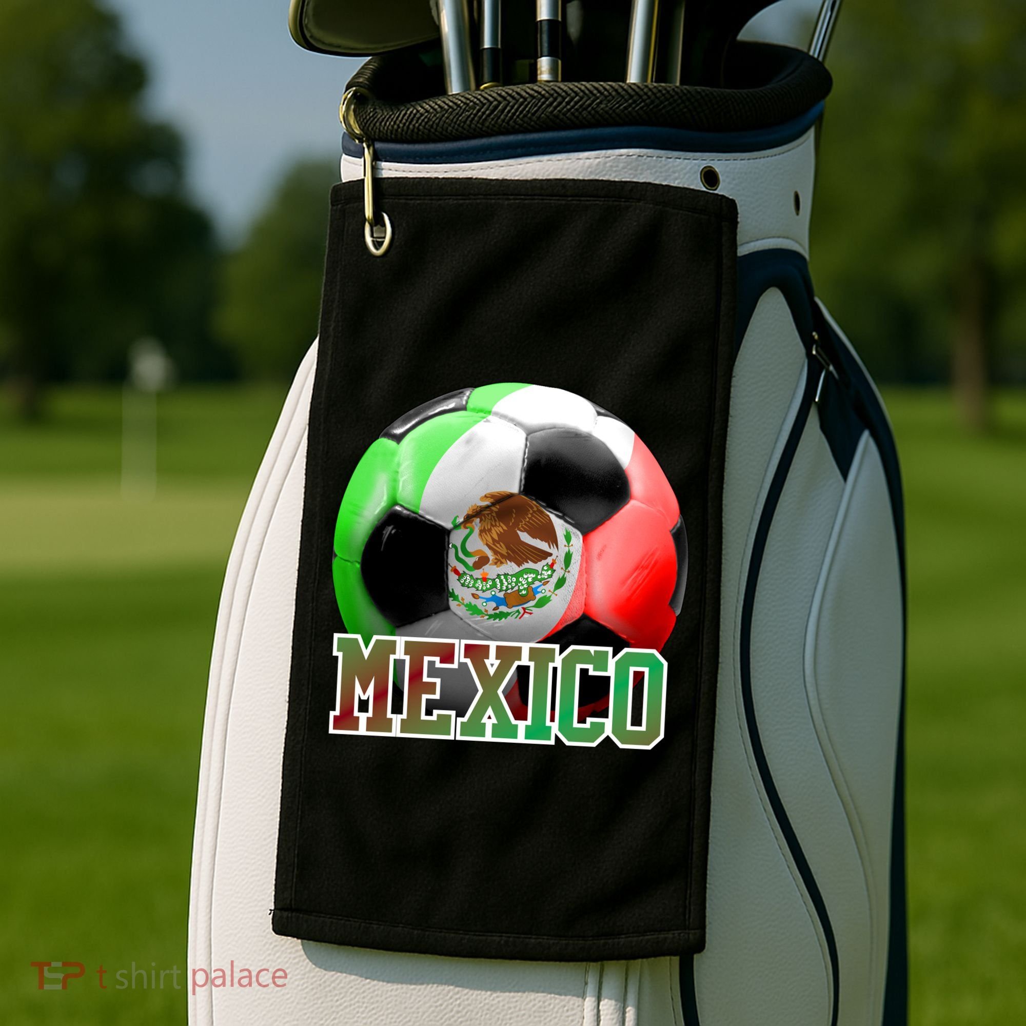 Mexico Soccer Logo Golf Towel