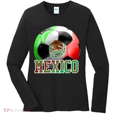 Mexico Soccer Logo Women's Long Sleeve Shirt