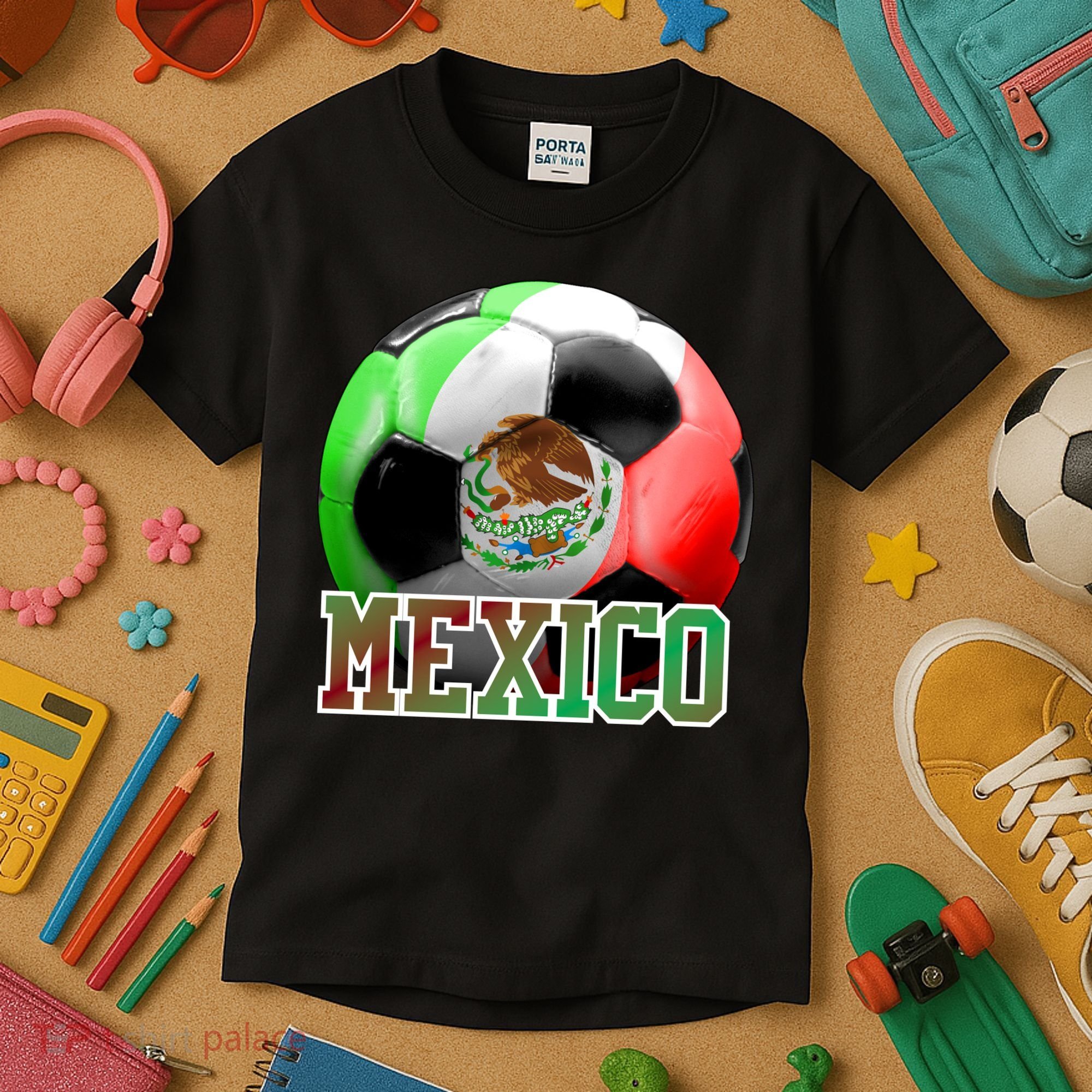 Mexico Soccer Logo Kids T-Shirt