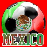 Mexico Soccer Logo Santa Hat thumb 1