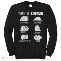 Manatee Emotions Zookeeper Marine Biologist Animal Lover Sweatshirt thumb 0