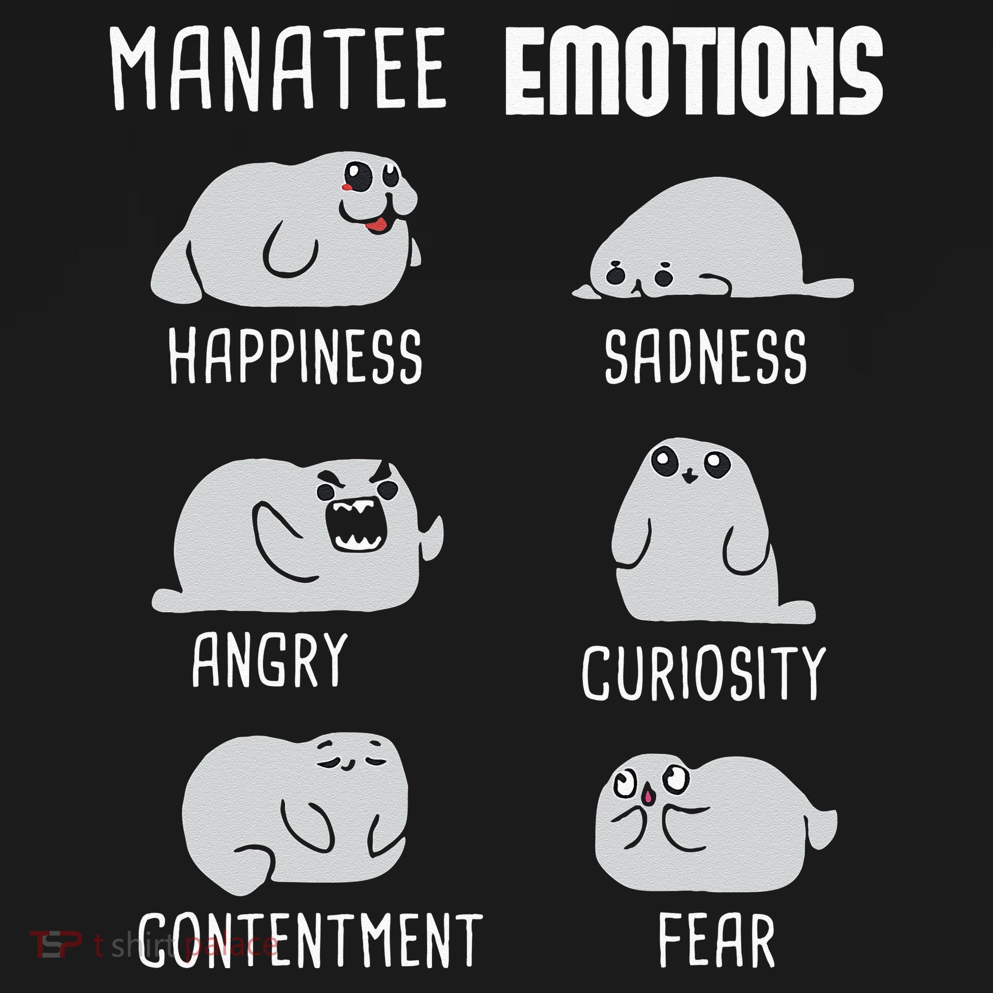 Manatee Emotions Zookeeper Marine Biologist Animal Lover Sweatshirt