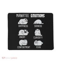 Manatee Emotions Zookeeper Marine Biologist Animal Lover Mousepad thumb 0