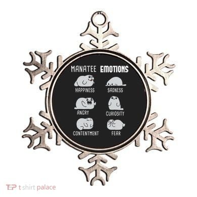 Manatee Emotions Zookeeper Marine Biologist Animal Lover Ornament