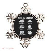 Manatee Emotions Zookeeper Marine Biologist Animal Lover Ornament thumb 0