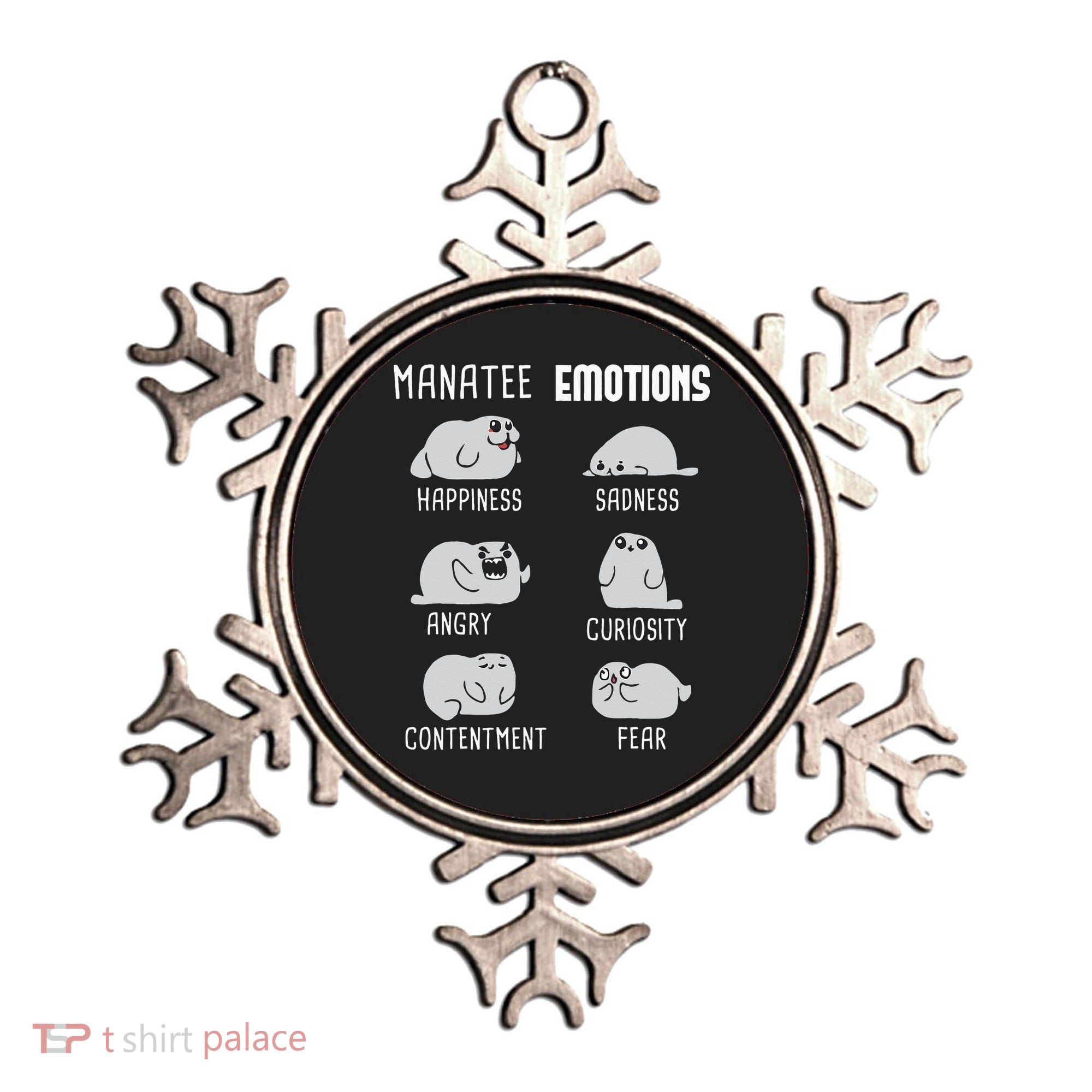 Manatee Emotions Zookeeper Marine Biologist Animal Lover Ornament
