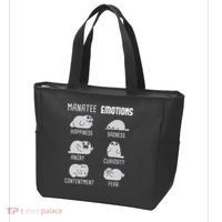 Manatee Emotions Zookeeper Marine Biologist Animal Lover Tote Bag thumb 3