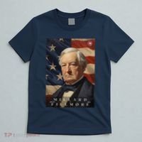 Millard Fillmore 13th President Of The United States Portrait T-Shirt thumb 5