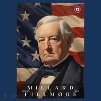 Millard Fillmore 13th President Of The United States Portrait T-Shirt thumb 7