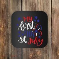 My First 4th Of July Cute Gift Coaster thumb 0