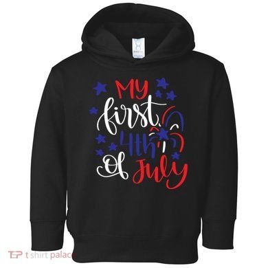 My First 4th Of July Cute Gift Toddler Hoodie