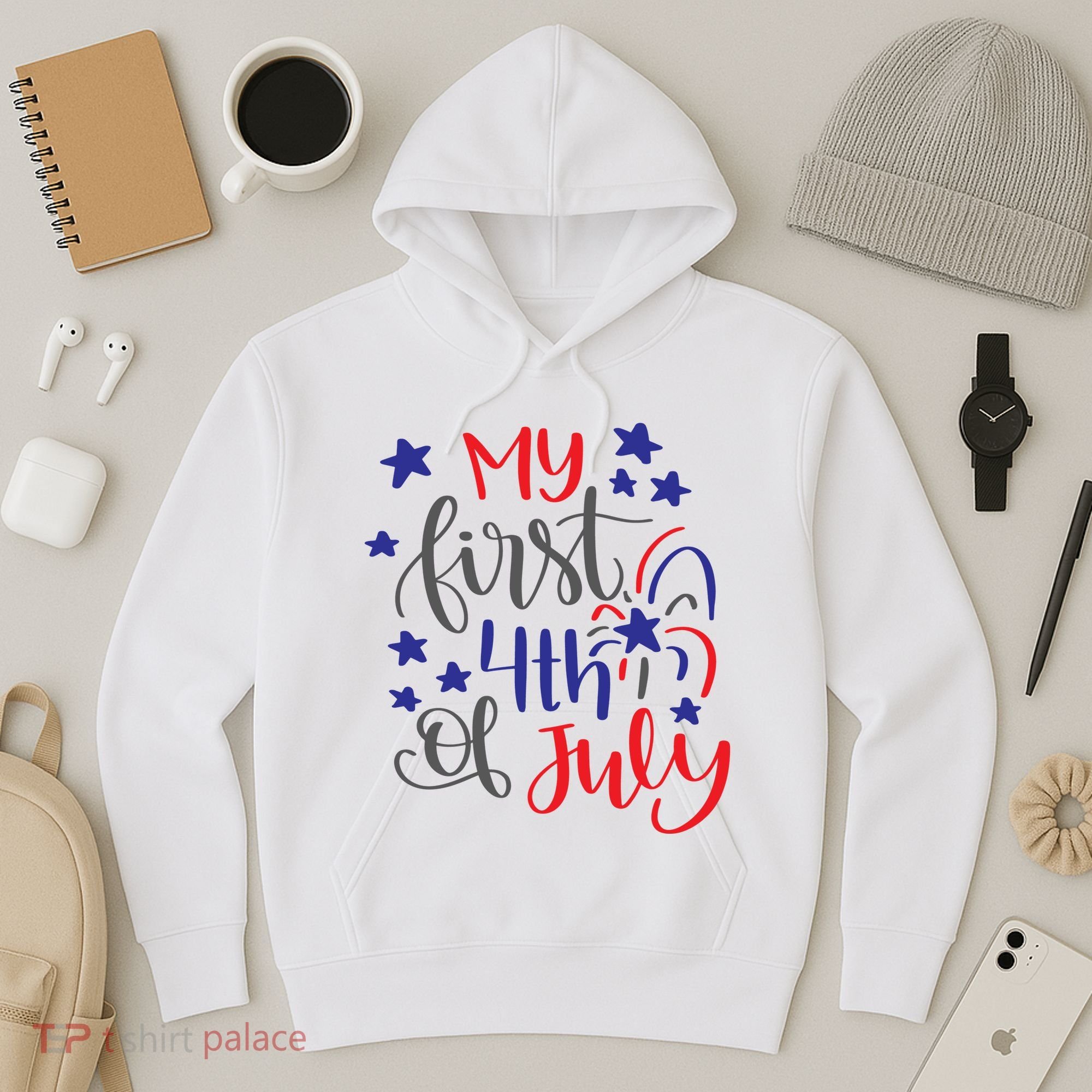 My First 4th Of July Cute Gift Hoodie