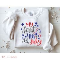 My First 4th Of July Cute Gift Sweatshirt thumb 2