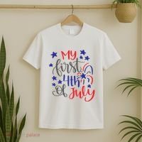 My First 4th Of July Cute Gift T-Shirt thumb 2