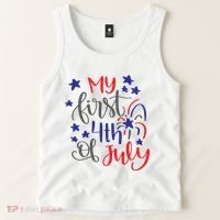 My First 4th Of July Cute Gift Tank Top thumb 2