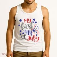 My First 4th Of July Cute Gift Tank Top thumb 3