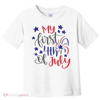 My First 4th Of July Cute Gift Toddler T-Shirt