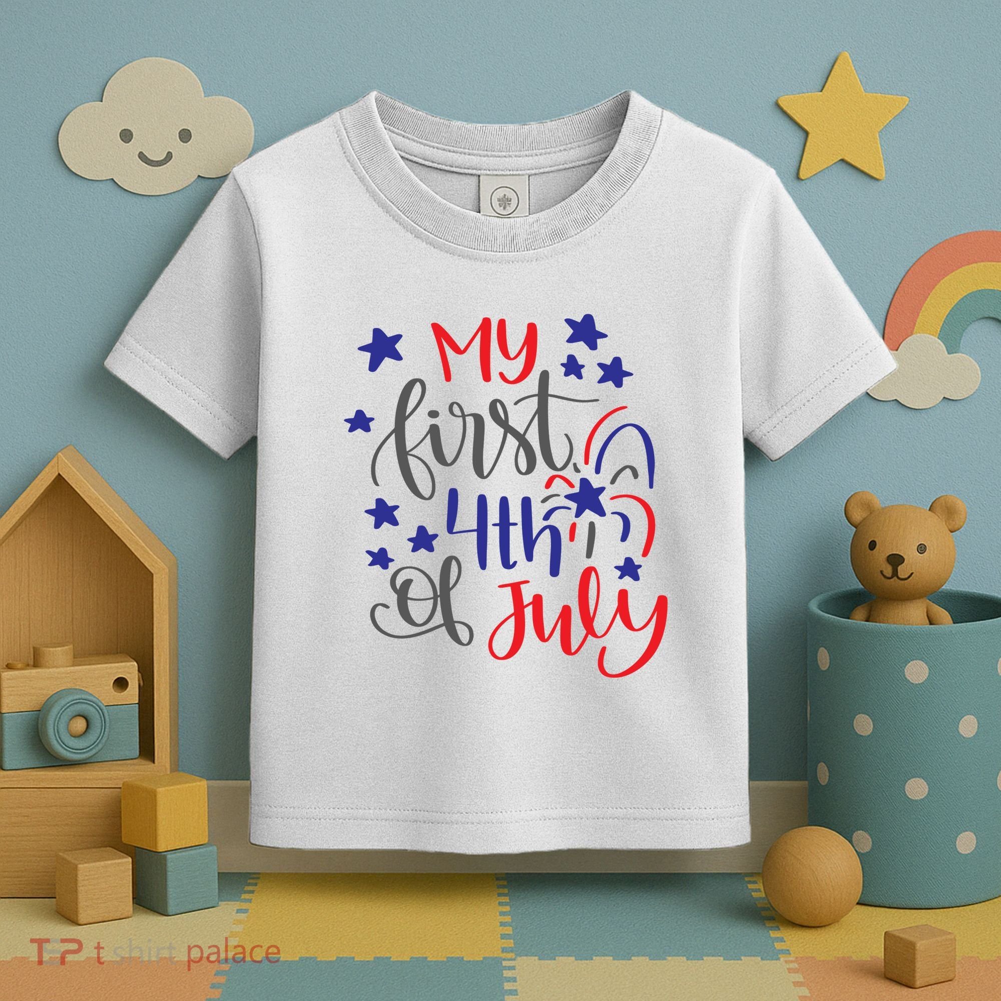 My First 4th Of July Cute Gift Toddler T-Shirt