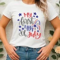 My First 4th Of July Cute Gift Women's T-Shirt thumb 2