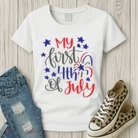 My First 4th Of July Cute Gift Women's T-Shirt thumb 3