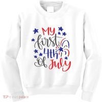 My First 4th Of July Cute Gift Kids Sweatshirt thumb 0