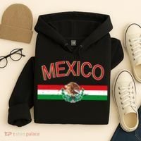 Mexican Flag And Coat Of Arms Mexico Hoodie thumb 4