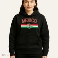 Mexican Flag And Coat Of Arms Mexico Hoodie thumb 5
