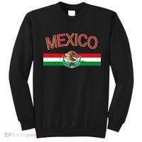 Mexican Flag And Coat Of Arms Mexico Sweatshirt thumb 0