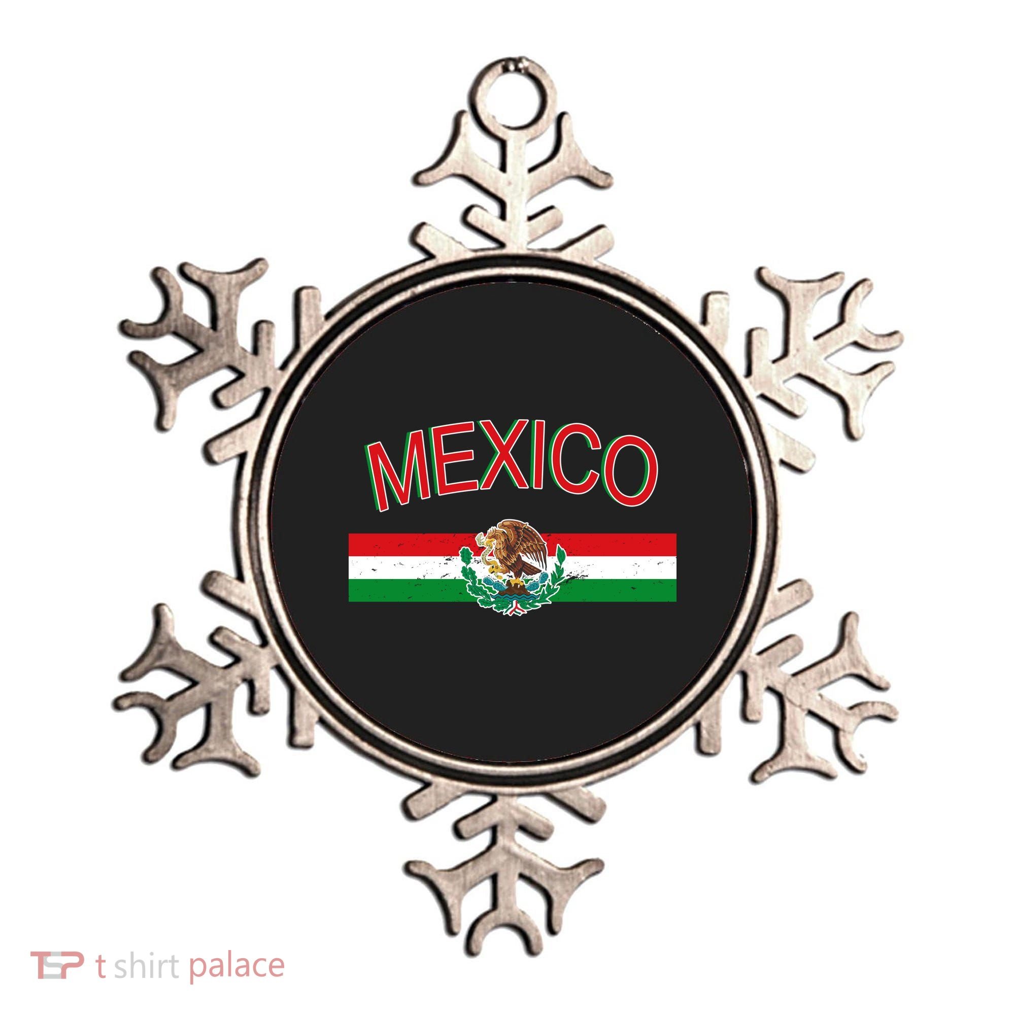 Mexican Flag And Coat Of Arms Mexico Ornament