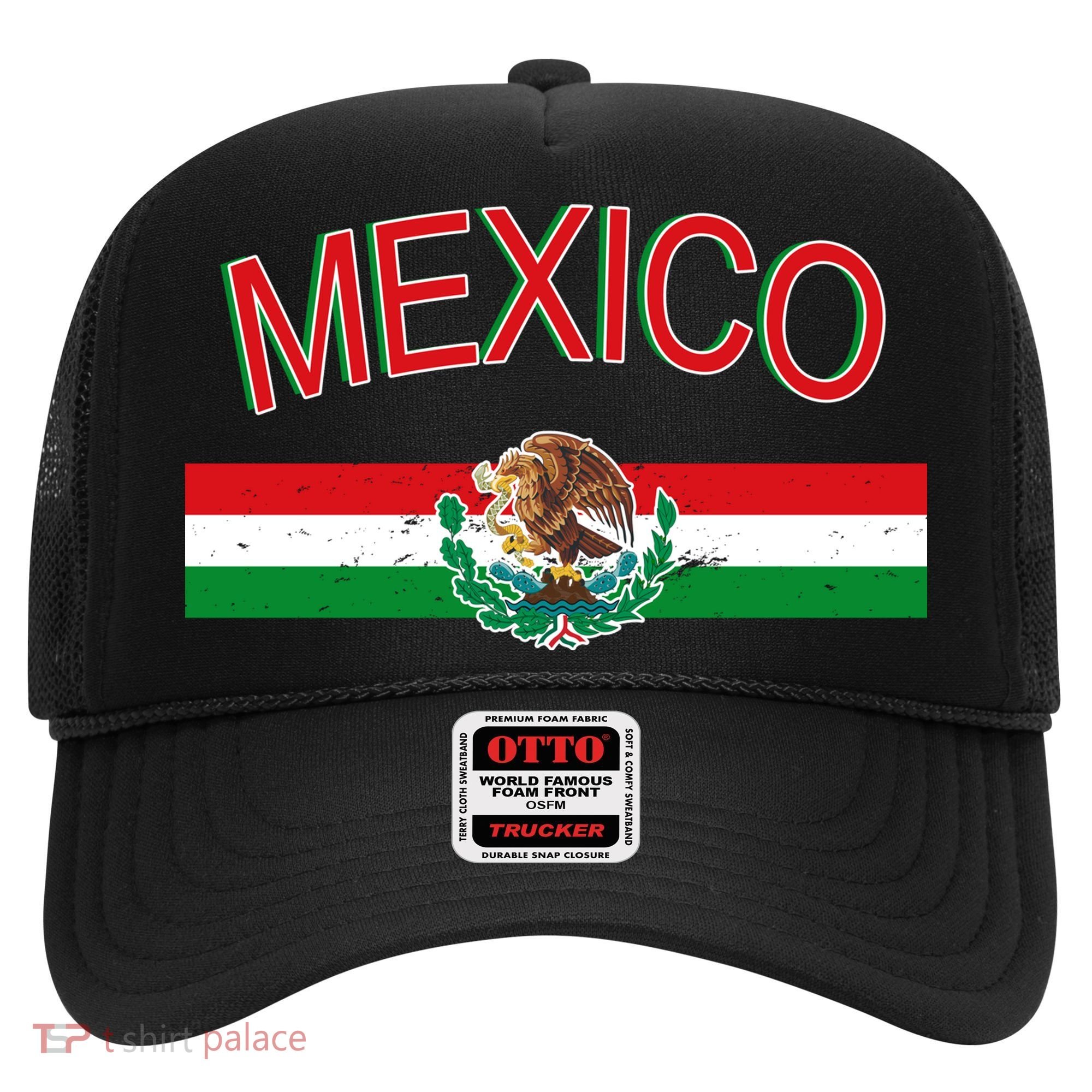 Mexican Flag And Coat Of Arms Mexico Hat