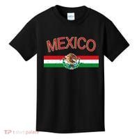Mexican Flag And Coat Of Arms Mexico Kids T-Shirt thumb 0