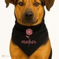Mother Flower Art USA-Made Doggie Bandana thumb 1