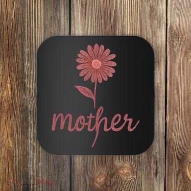 Mother Flower Art Coaster