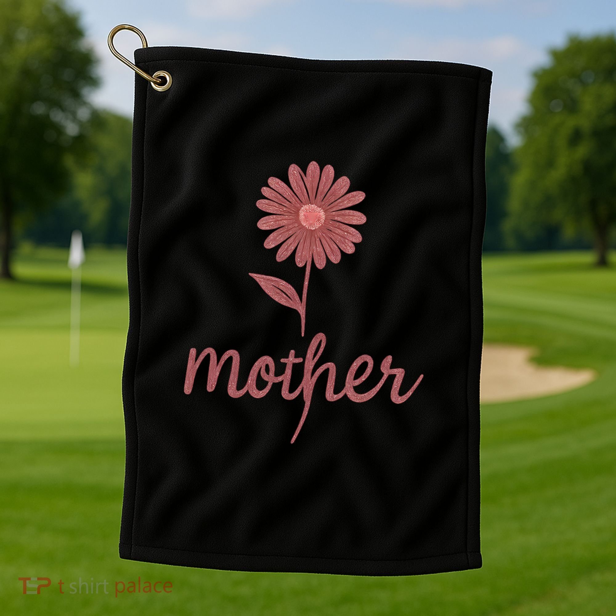 Mother Flower Art Golf Towel
