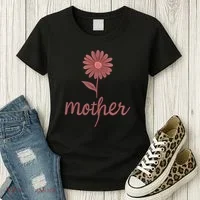 Mother Flower Art Women's T-Shirt thumb 3