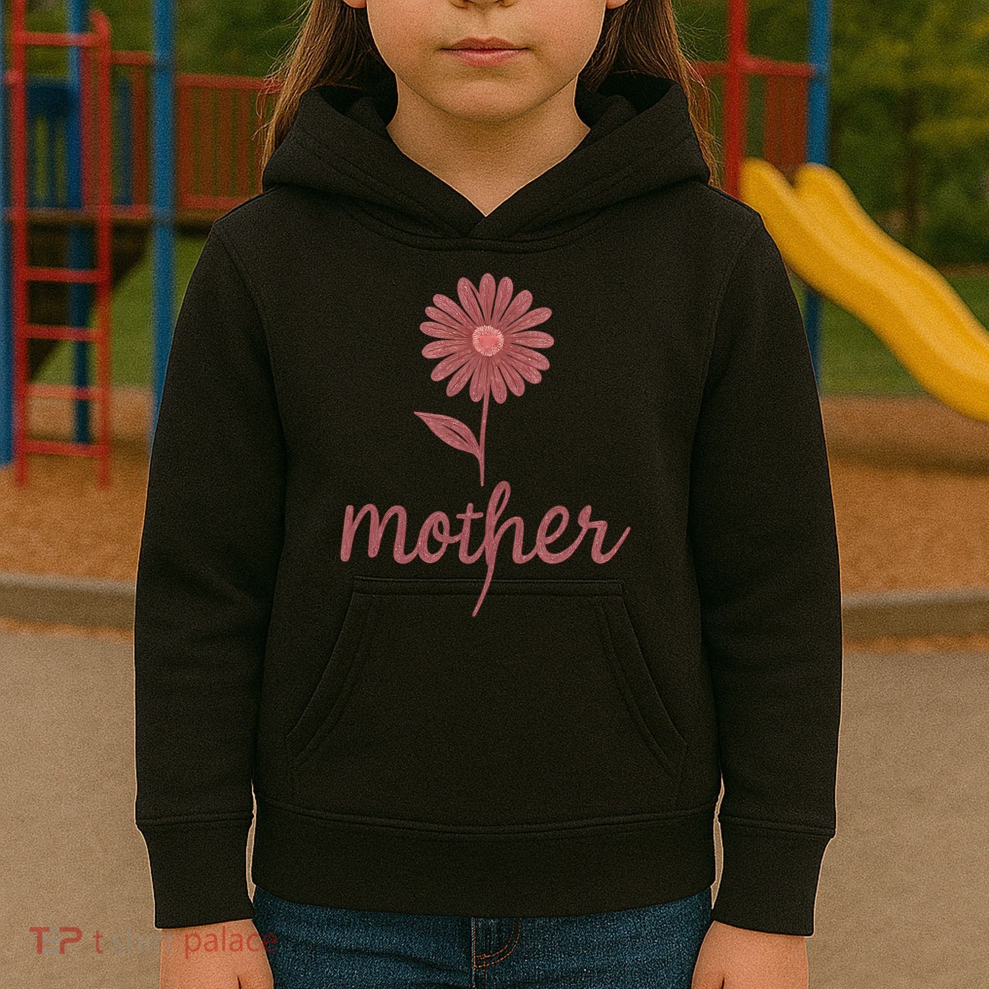 Mother Flower Art Kids Hoodie