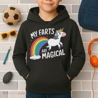 My Farts Are Magical Kids Hoodie thumb 2