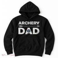 Matching Family Archery Dad Arrow Target Team Photo Meme Hoodie thumb 0