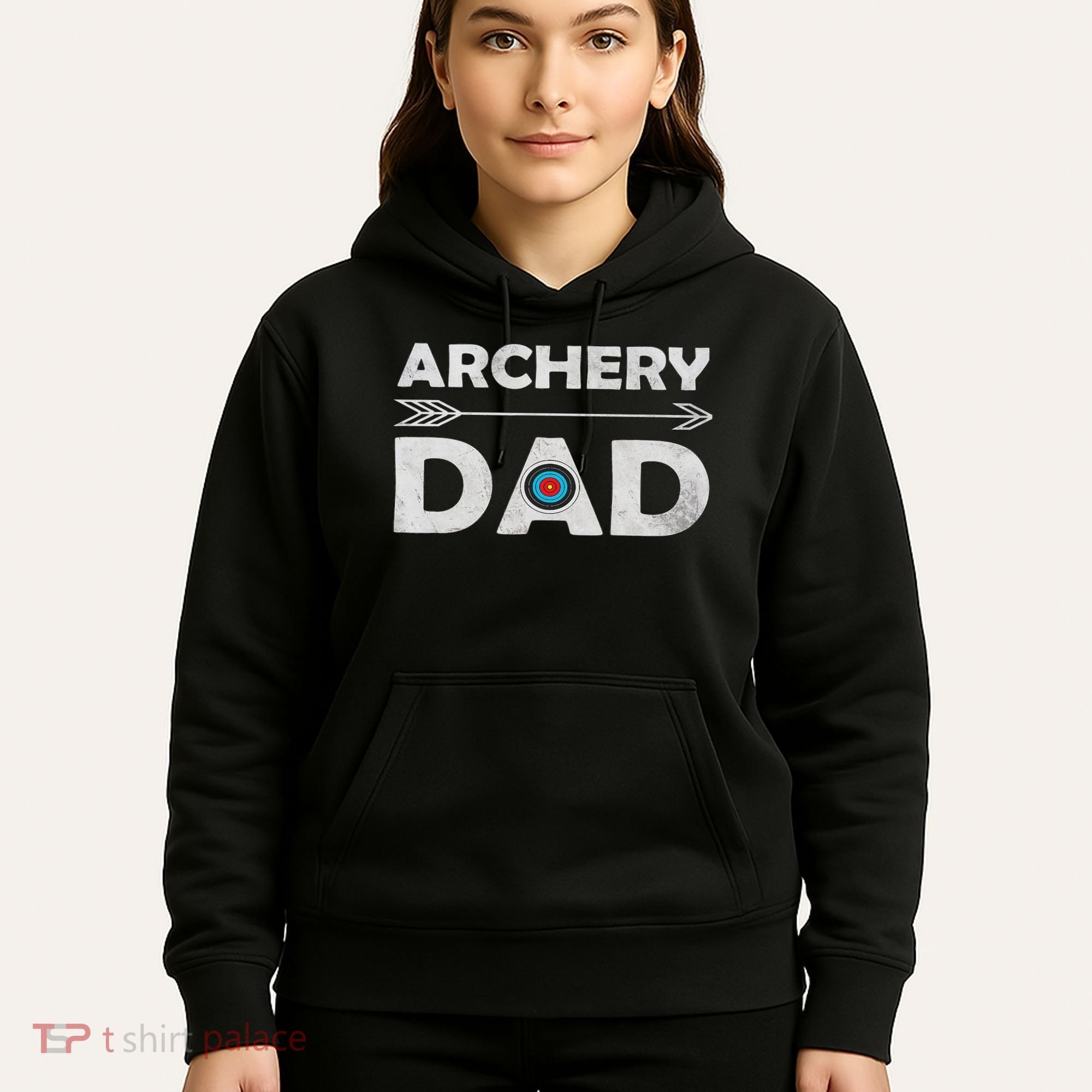 Matching Family Archery Dad Arrow Target Team Photo Meme Hoodie
