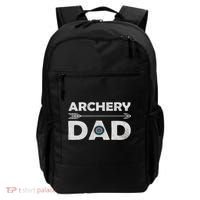 Matching Family Archery Dad Arrow Target Team Photo Meme Backpack thumb 0