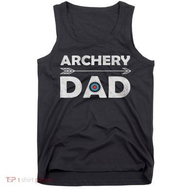 Matching Family Archery Dad Arrow Target Team Photo Meme Tank Top