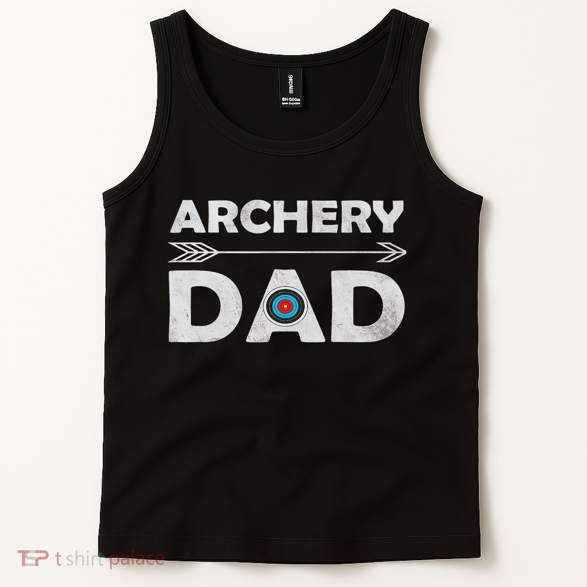 Matching Family Archery Dad Arrow Target Team Photo Meme Tank Top