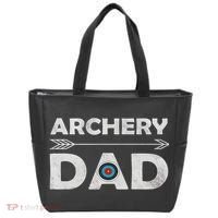 Matching Family Archery Dad Arrow Target Team Photo Meme Tote Bag thumb 0